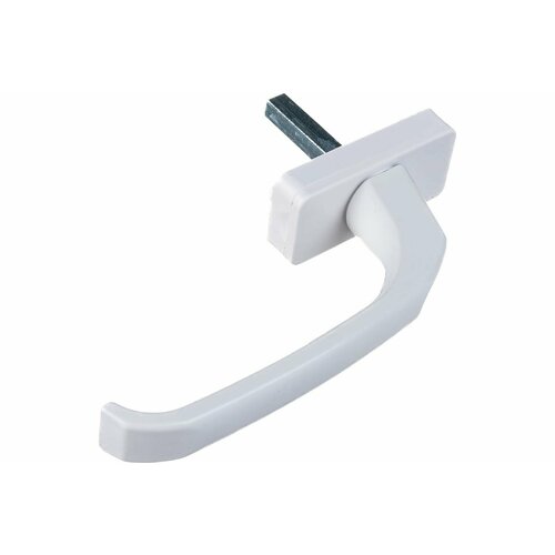 Ручка оконная металлическая белая штифт 35ммс винтами 330₽