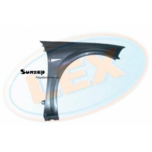 LEX KR2023 Крыло переднее с отв под повторитель RH PLASTIC 5285₽