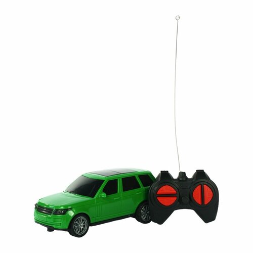 Джип радиоуправляемый КНР Model, зеленый, масштаб 1:22, пульт, в коробке, PQ003-10 (2381888) джип радиоуправляемый кнр model car свет пульт в коробке 1986 2f 2372886
