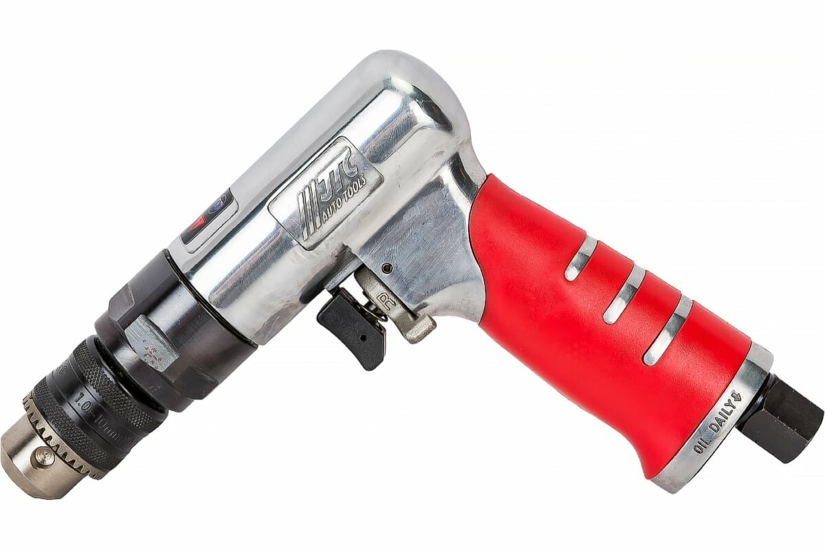 JTC Пневмодрель реверсивная, патрон 10мм, 3000 об/мин, 90PSI /1/20-3320A