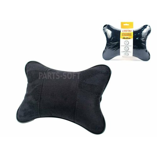 GARDE GTX04RA Подушка Garde на подголовник 28х21см на резинке эко-алькантара черная 1052₽