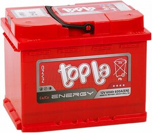 Аккумулятор TOPLA Energy 60 Ah R+ 108060 (E60H)