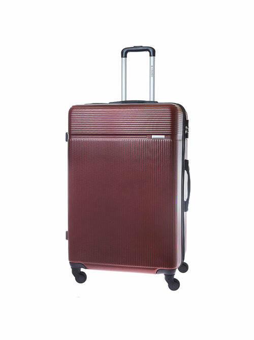 Умный чемодан 4 ROADS Ch0475, 91 л, размер L-, бордовый