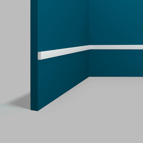 Молдинг Перфект Plus 2000х7х14 мм PP-133 ударопрочный настенный под покраску дюрополимер полистирол 143₽