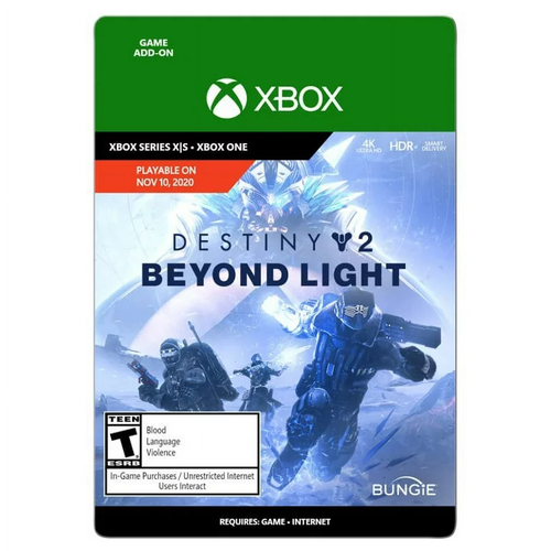 Дополнение Destiny 2: Beyond Light для Xbox One/Series X|S, Русская озвучка, электронный ключ Аргентина