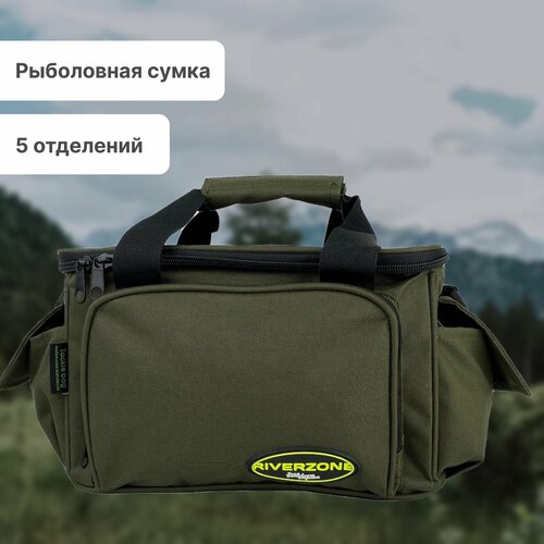 сумка daiwa vs tackle bag s40 a black Сумка Riverzone Tackle bag medium water push 4 boxes