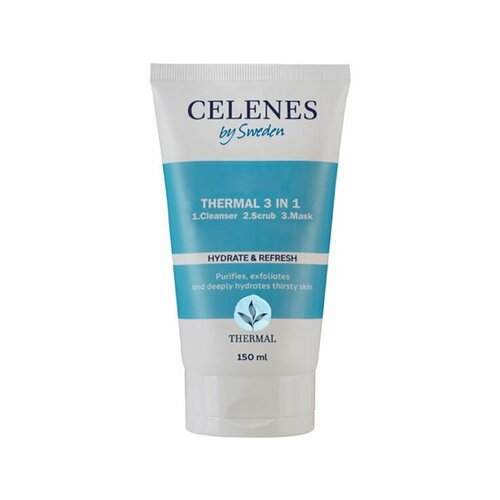 Маска-скраб для лица Celenes THERMAL 3 IN 1