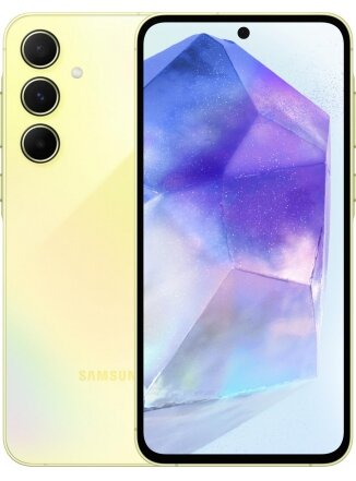 Мобильный телефон Samsung Galaxy A55 5G 8/256 ГБ, желтый