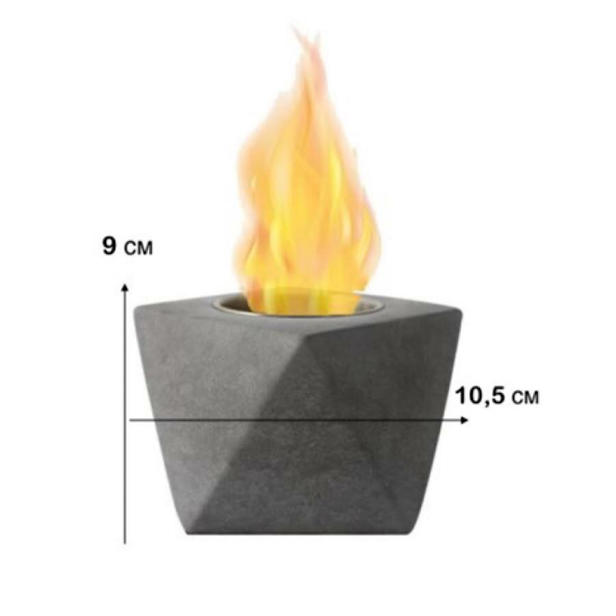 Биокамин настольный, портативный камин для дома и офиса, печь декоративная