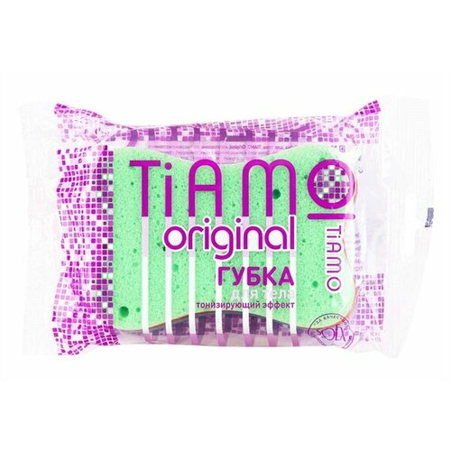 Губка для тела TIAMO ORIGINAL комфорт радуга порол акцент весы tiamo hk0513bk 1