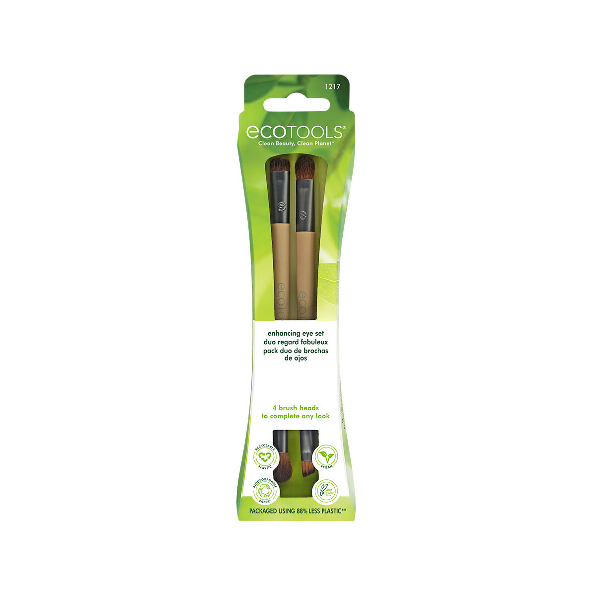 Набор кистей для макияжа глаз EcoTools The Enhancing Eye Set (ЕТ1217)