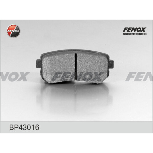 Колодки тормозные задние дисковые комплект Hyundai Kia, FENOX BP43016 (1 шт.)