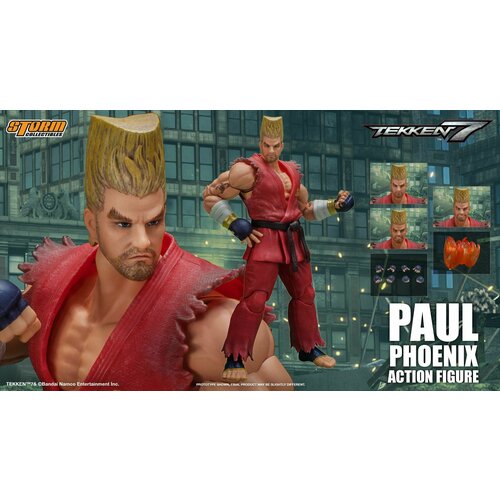 Фигурка Пол Феникс - Теккен 7. Paul Phoenix - Tekken 7. Storm Collectibles