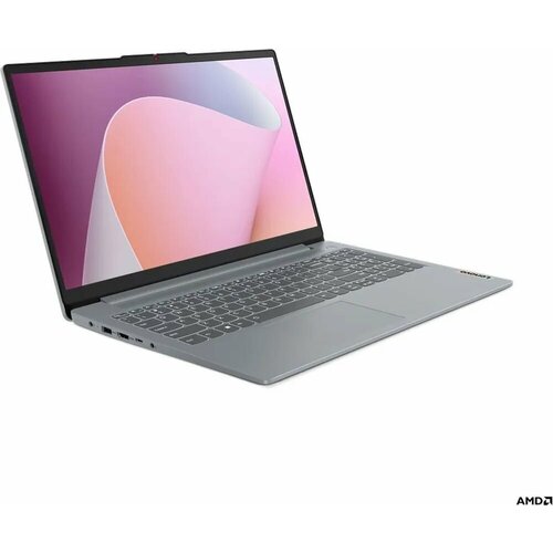 Ноутбук Lenovo IdeaPad Slim 3 15AMN8 156 AMD Ryzen 5 7520U RAM 16 ГБ SSD 512 ГБ AMD Radeon 610M Без системы 82XQ00GMRK серый Русская раскладка 4899100₽
