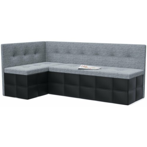 фото Artum диван кухонный угловой домино левый kombi grey
