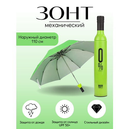 Смарт-зонт светло-зеленый 800₽