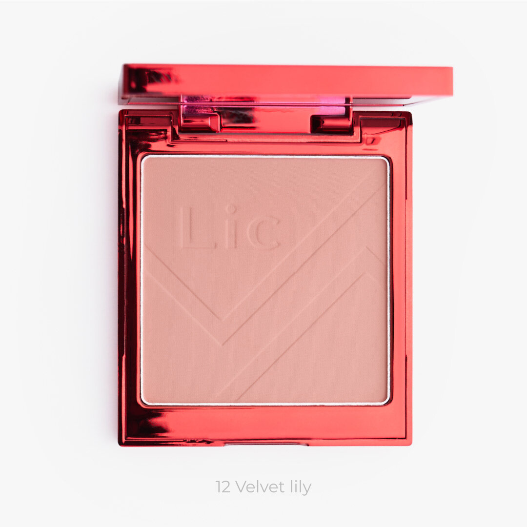 Румяна для лица матовые Matte Blush, Lic (12 Velvet Lily)