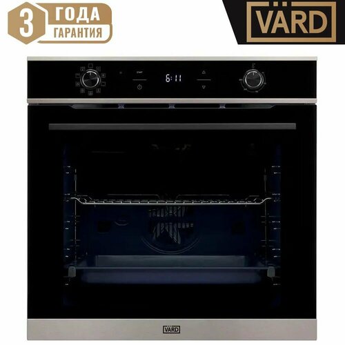 Духовой шкаф VARD с антипригарной эмалью ColdPyro VON444X чёрный 75 литров 9 режимов 6399000₽