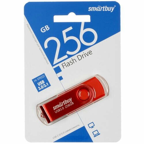 Память USB Flash 256 ГБ Smartbuy Twist [SB256GB3TWR]