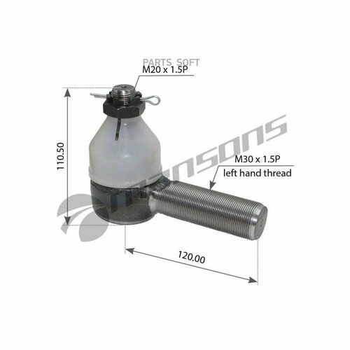 MANSONS 700.257 Наконечник рулевой левый