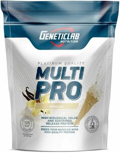 Протеин мультикомпонентный, Geneticlab Nutrition, Multi Pro, 900 г, Ваниль