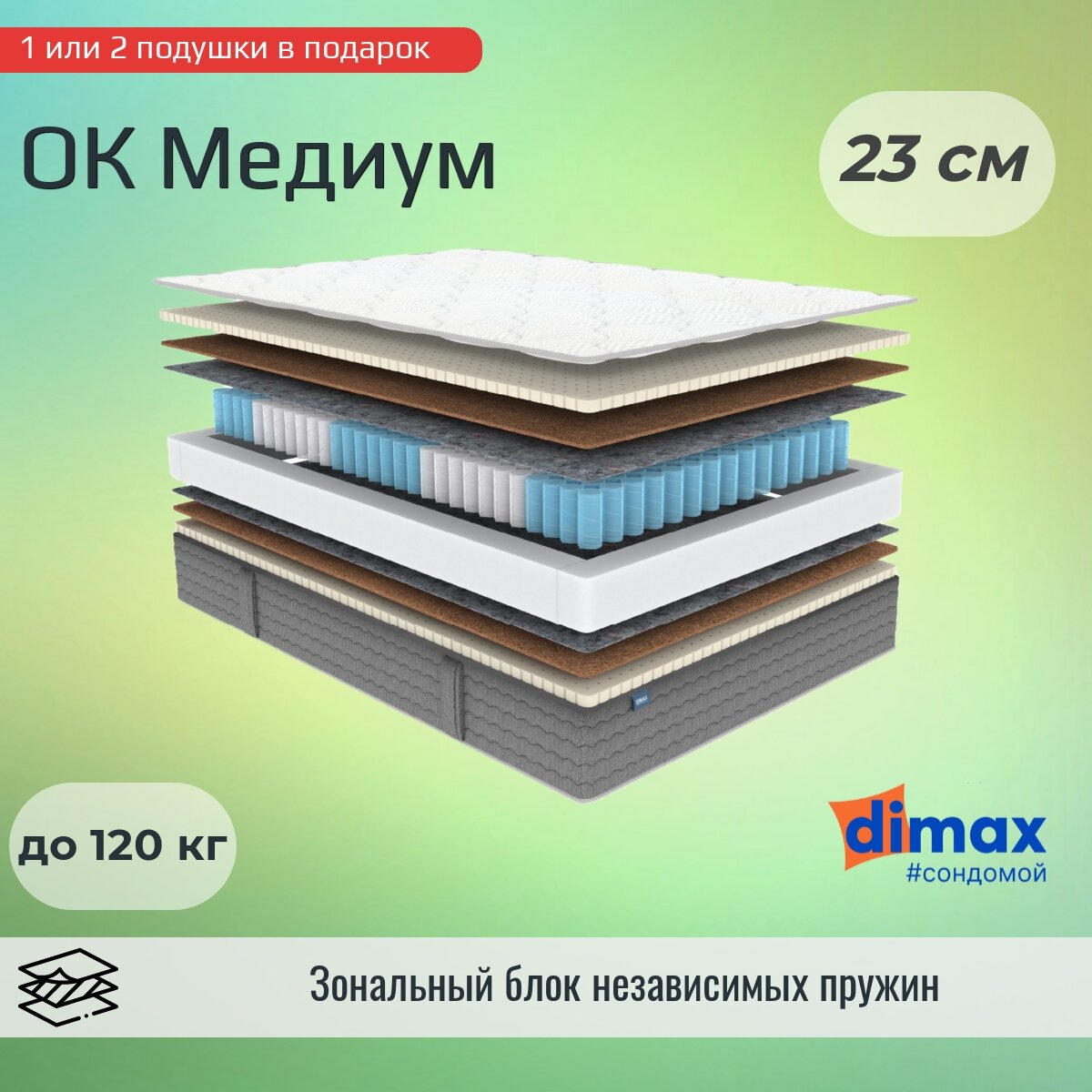 Матрас Dimax ОК Медиум 120х200