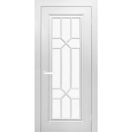 Дверь Верда Виано стекло Сатинато эмаль Стекло Сатинат белое Белый 2000*600 + коробка и наличники