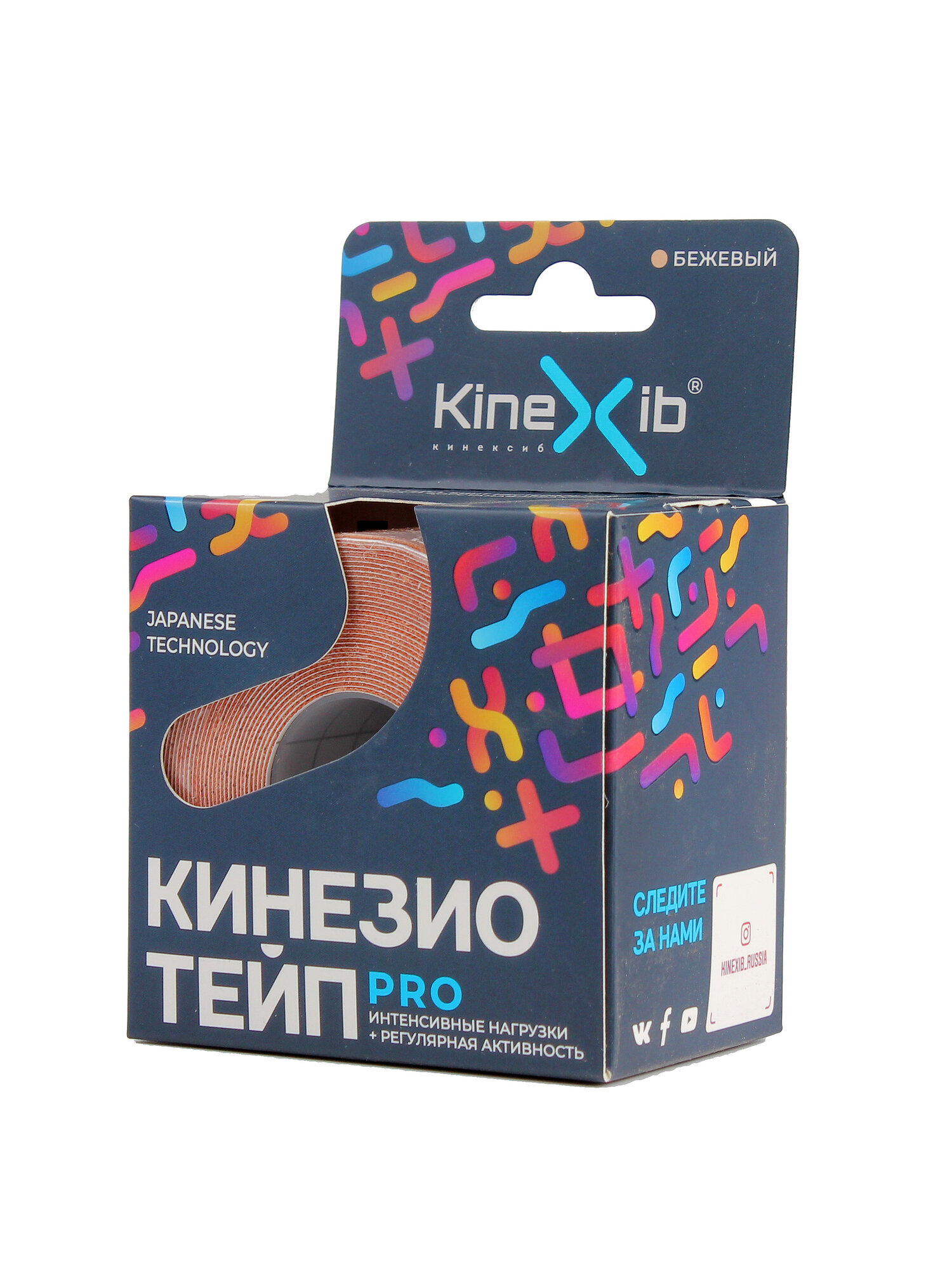 Кинезио-тейп Kinexib Pro 5м*5см Желтый