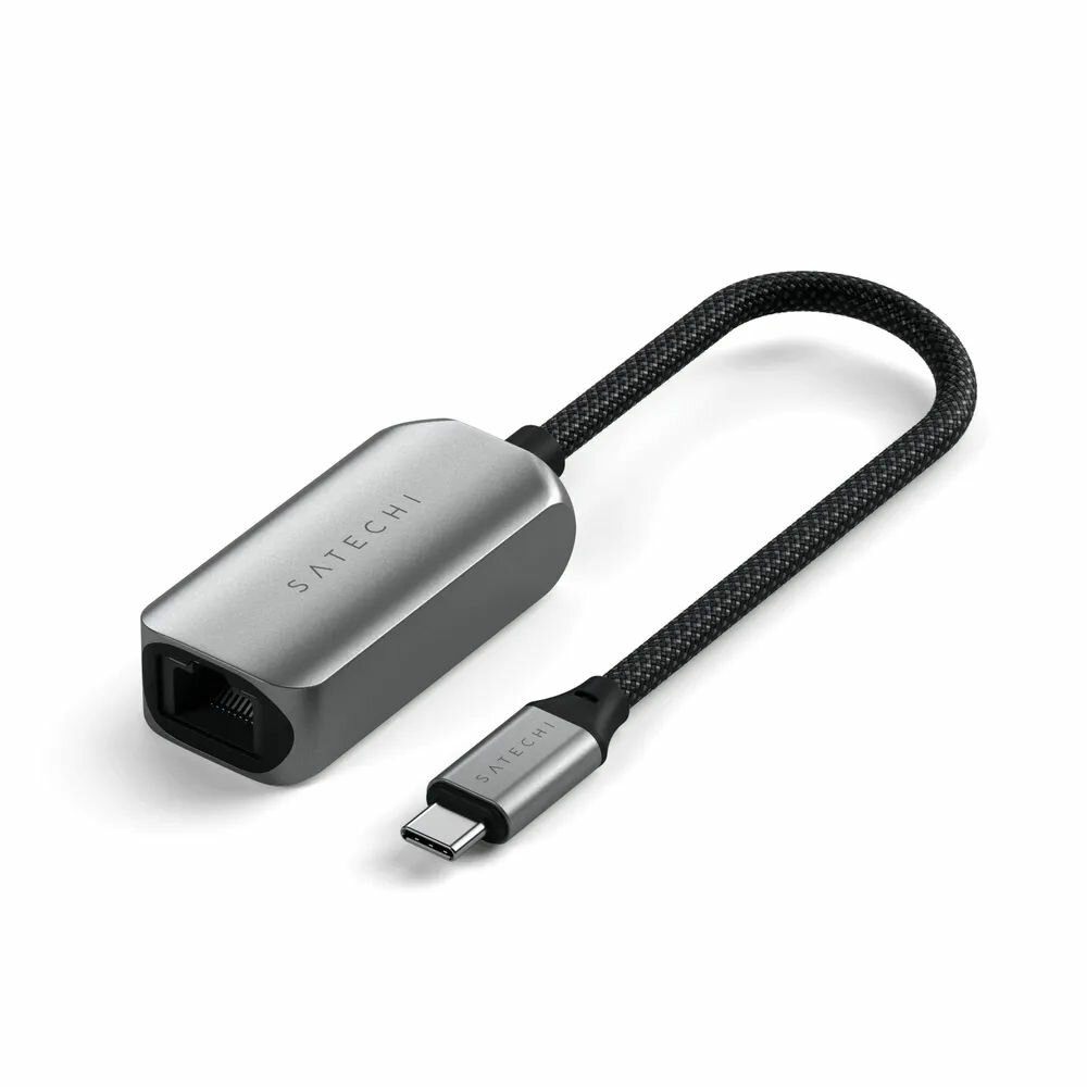 Адаптер Satechi USB-C 2.5 Gigabit Ethernet Adapter. Цвет: серый космос