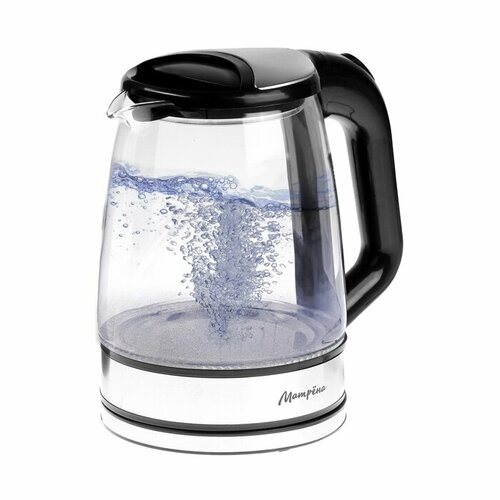 Матрёна Чайник электрический матрёна MA-155 стекло 22 л чёрно-серебристый 311600₽