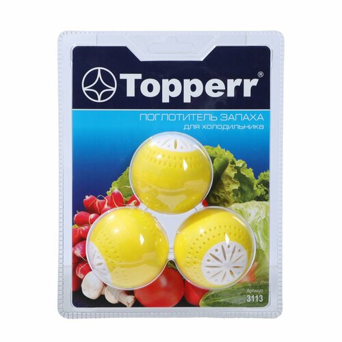 Набор поглотителей запаха для холодильника, блистер, 3 шт.