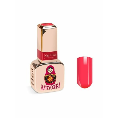 Nail Club professional Гель-лак коллекция Matryoshka оттенок 1906 Fyokla Фёкла 13 мл 995₽
