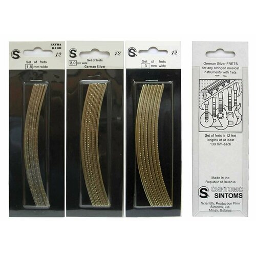 Лады для гитары из нейзильбера Sintoms REF264091S