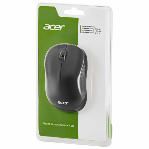 Acer мышь беспроводная OMR160 ZL MCEEE00M Black 225000₽