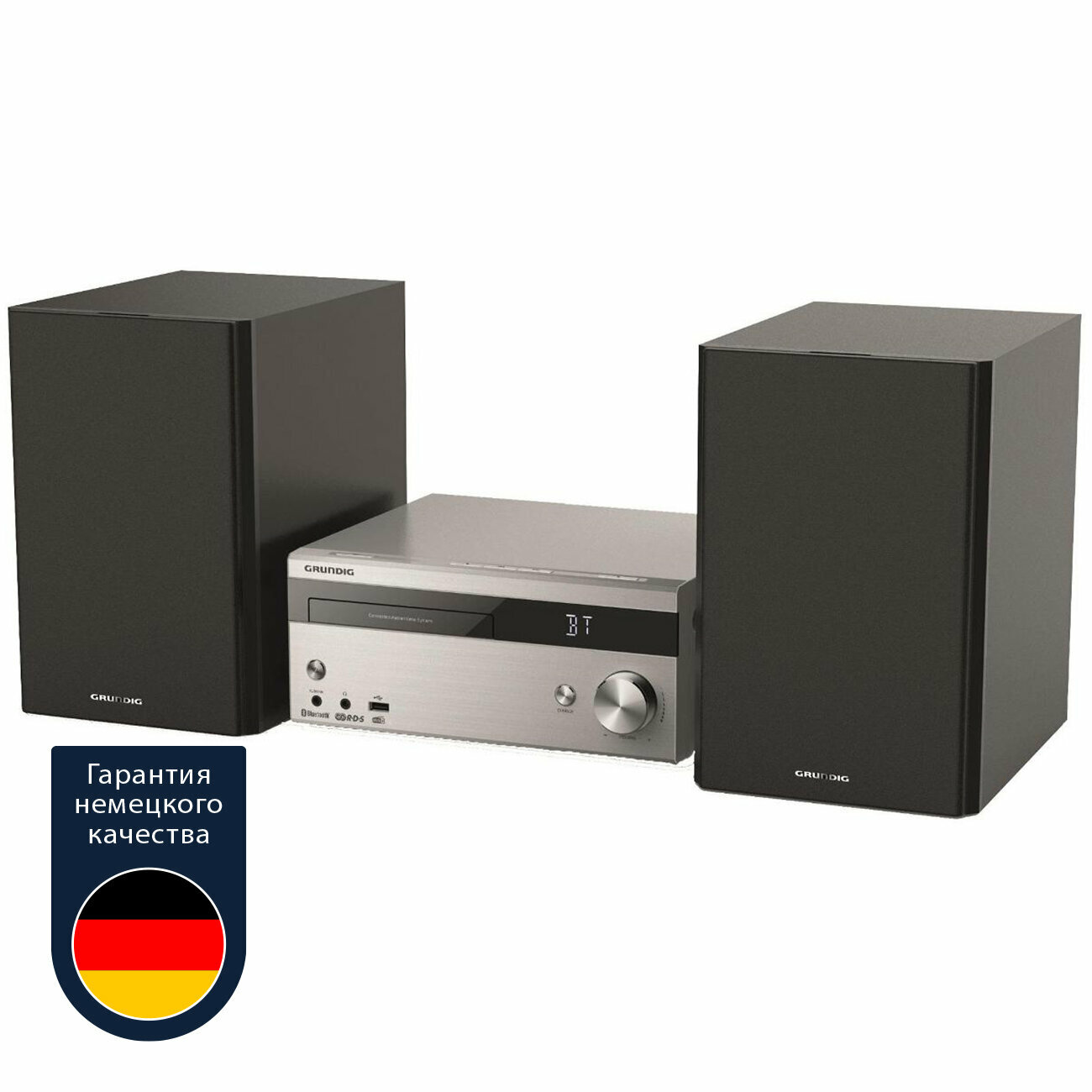 Музыкальный центр Grundig CMS 4000 черный/серебристый