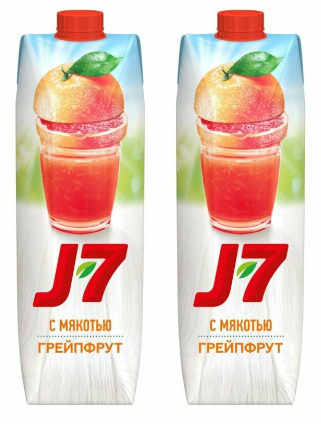 J7 Сок Грейпфрут, 0,97л, 2 шт