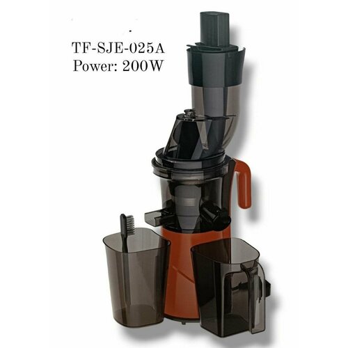 Стильная электрическая соковыжималка шнековая Красный 10900₽