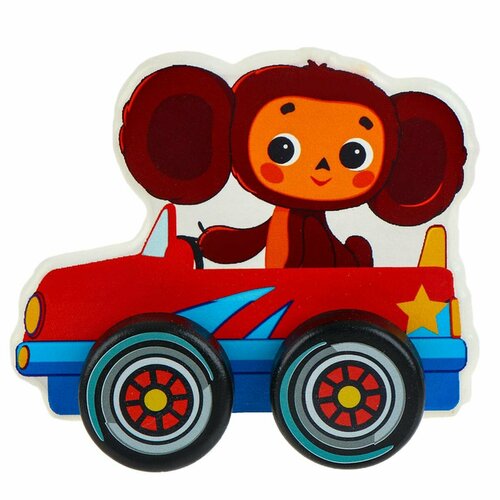 Игрушка-каталка Буратино - Союзмультфильм, деревянная, 12 см, 1 шт игрушка деревянная объёмная каталка 12 см