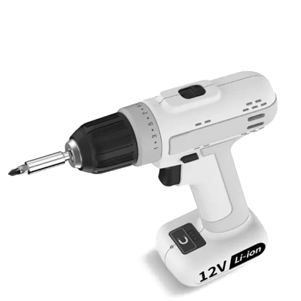 Аккумуляторная дрель-шуруповерт MarsWorker 12V Electric Drill Белая MSID1202-01