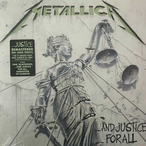 виниловая пластинка metallica and justice for all Виниловая пластинка Metallica . And Justice For All 2LP (США 2022г.)