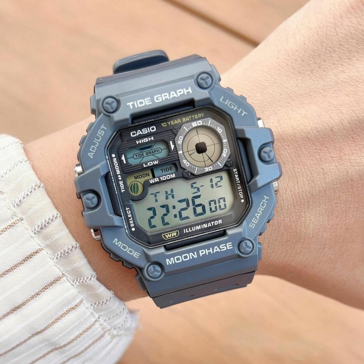 Наручные часы CASIO, серый — фото 1