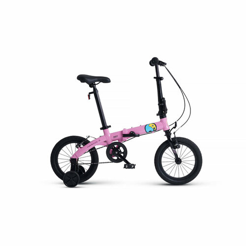 Детский велосипед Maxiscoo S007 Стандарт 14, год 2024, цвет Розовый