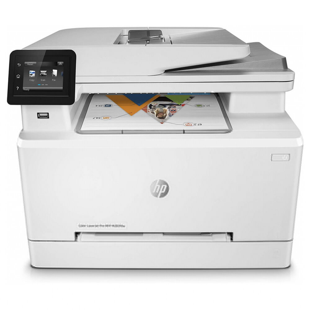 МФУ лазерный HP Color LaserJet Pro M283fdw (цветной, A4, принтер/сканер/копир/факс, 600dpi, 21ppm, ADF, USB, WiFi) (7KW75A)