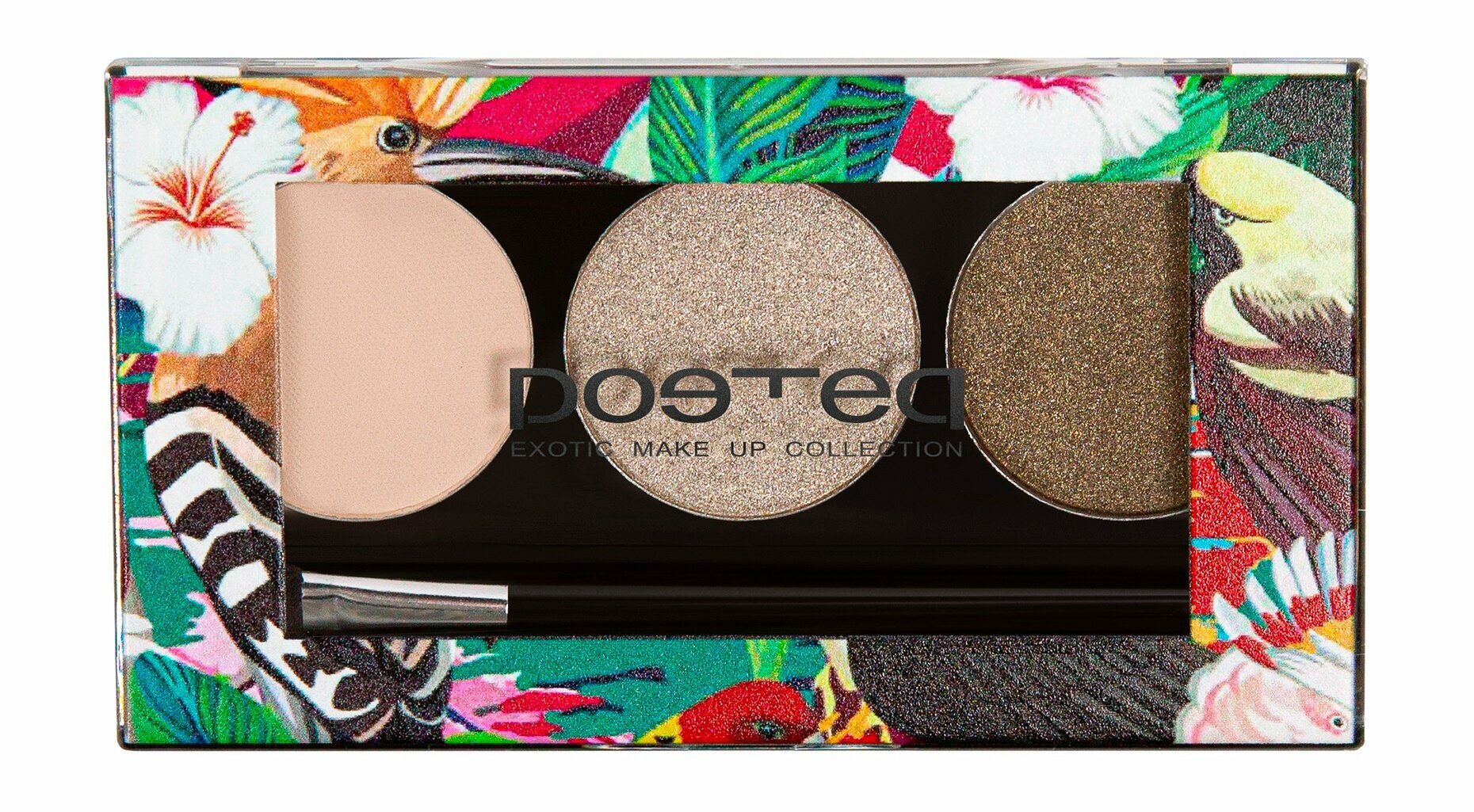 POETEQ Палетка теней Eyeshadow Palette Honeymoon для глаз, 6 г, 56 базовый жемчужный