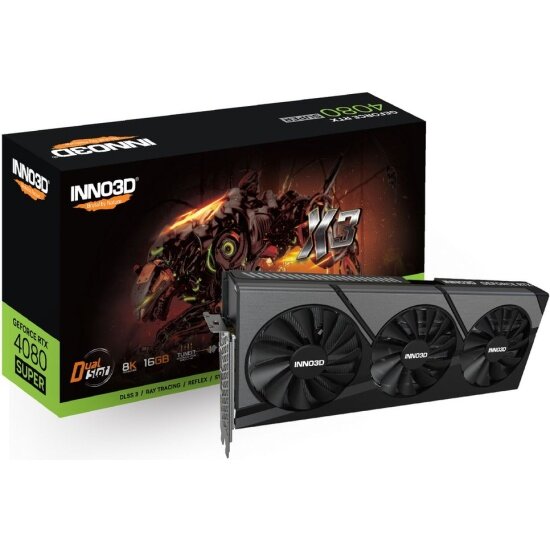 Видеокарта INNO3D GeForce RTX 4080 SUPER X3 16G