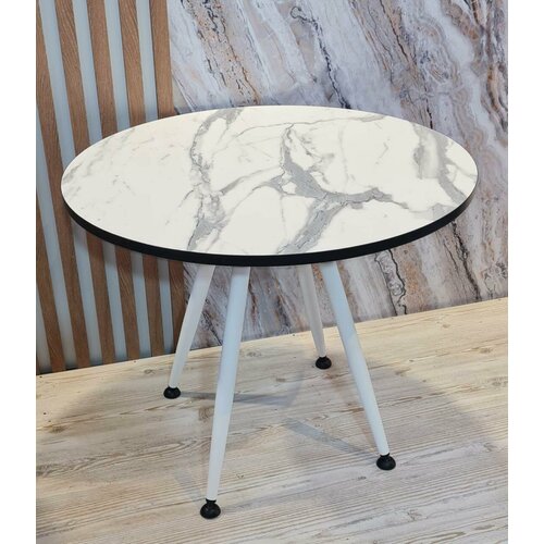 Круглый обеденный стол ARSCOMGROUP на белых ножках диаметр 90 6900₽