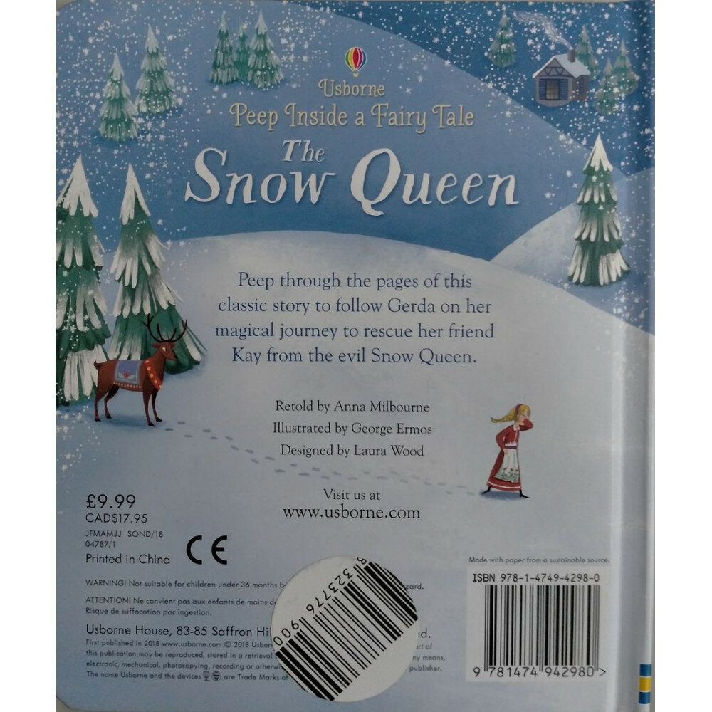 Peep Inside a Fairy Tale: Snow Queen (board bk) - фото №4