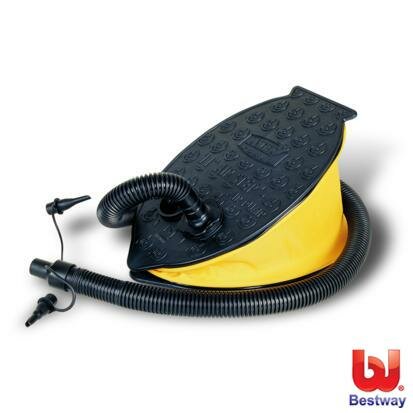 фото Насос BESTWAY AirStep ножной, размер 29х22см. (4.200 см/куб.) комплект переходников