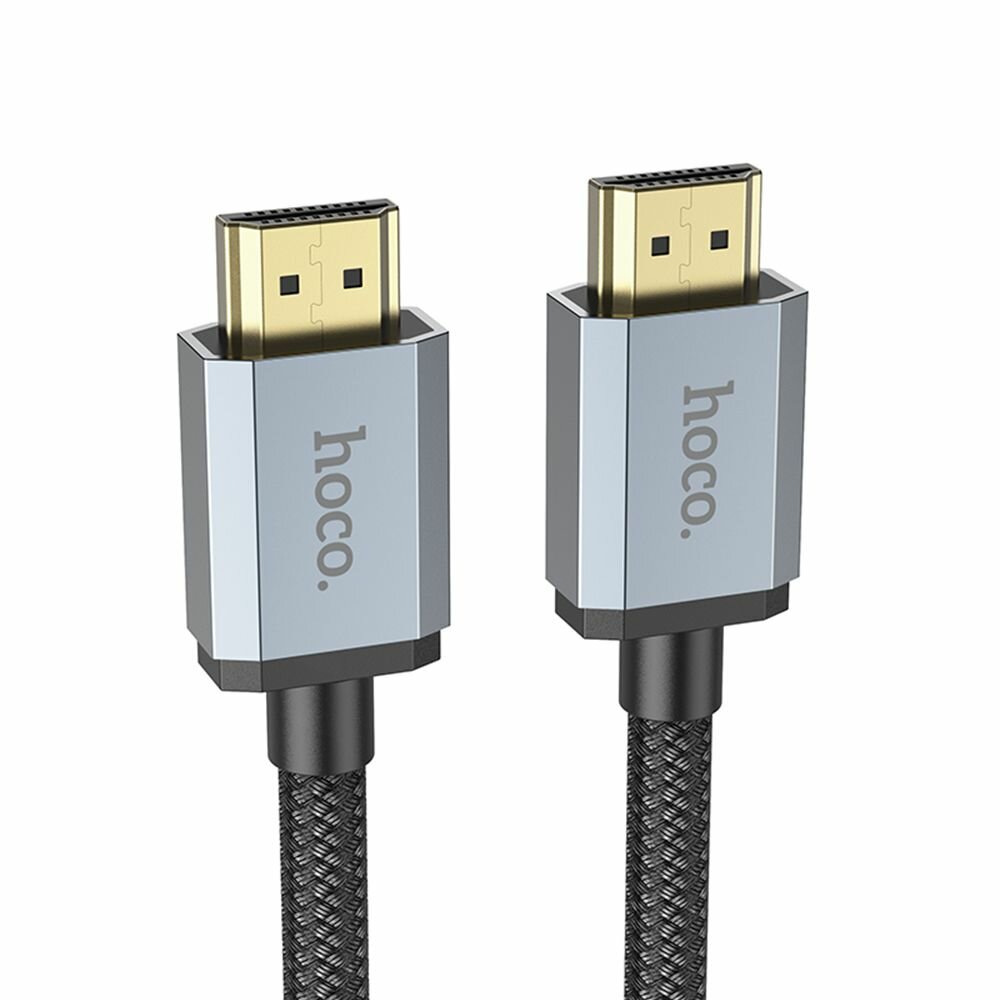 HDMI кабель HOCO US03 2.0м, 4K video, нейлон (черный)