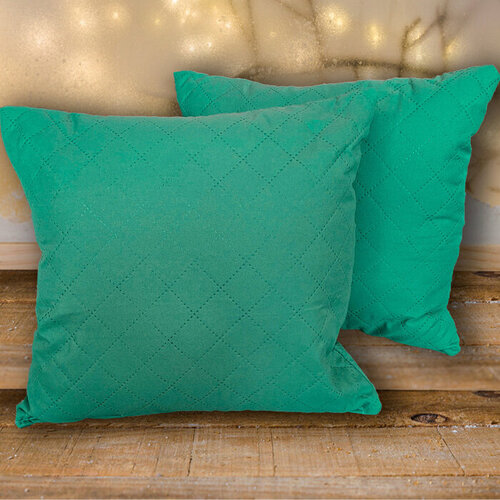 Подушка 40х40см малахит полисатин пэ 100 комплект из 6 шт 2528₽